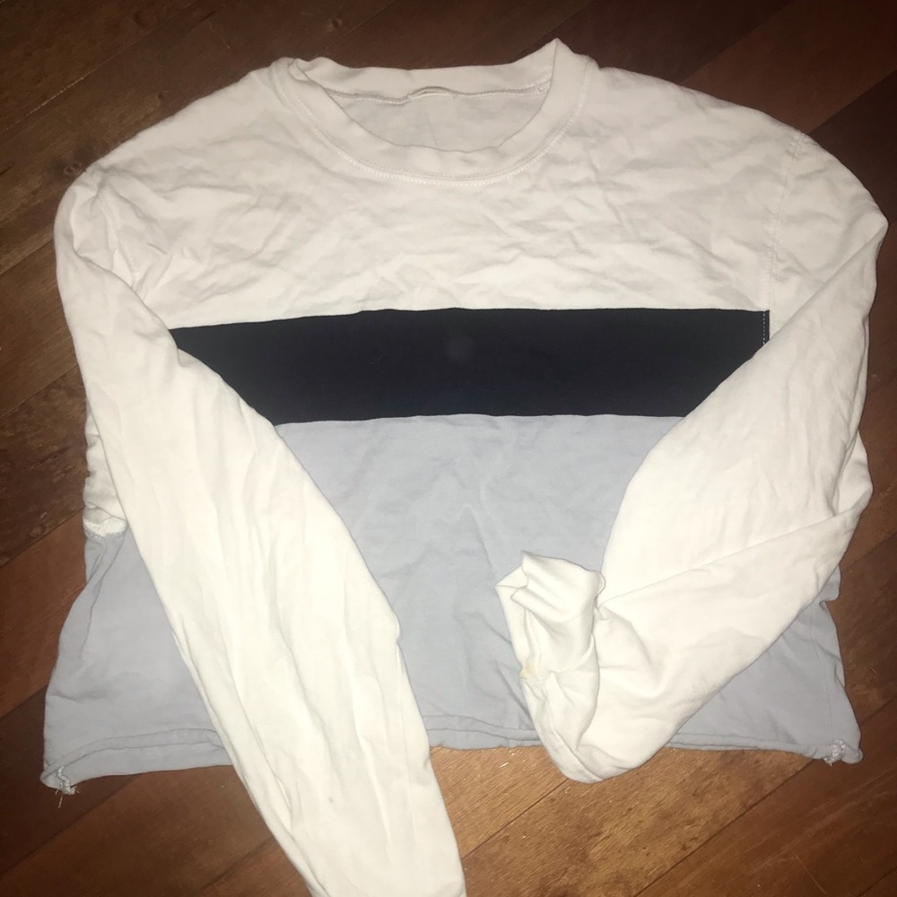 Striped brandy crop top